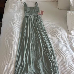 birdie grey sage green dress